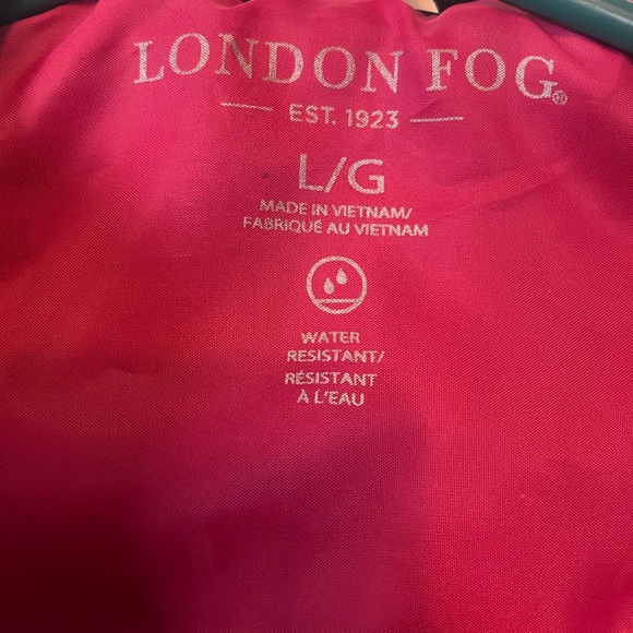 London Fog Trenchcoat/Rain Jacket Size L - Picture 4 of 5